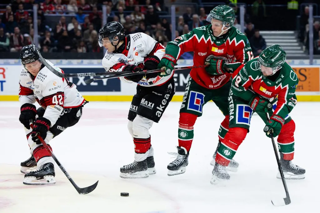 Max Friberg och Linus Weissbach in action