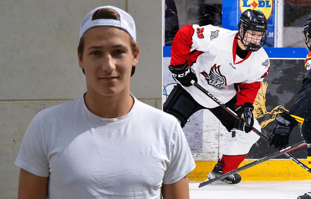Melvin Novotny nu och då (i Täby U16 2023)