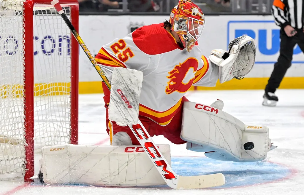 Jacob Markström har bytt Calgary mot New Jersey