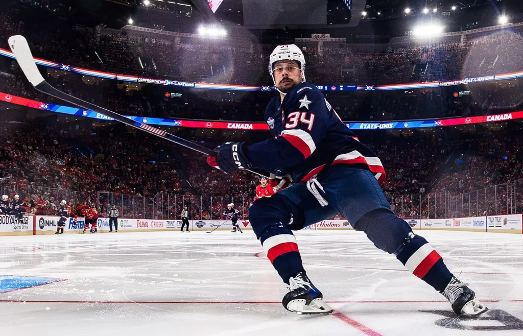 Auston Matthews var lagkapten för USA under 4 Nations. Photo: Joel Marklund / BILDBYRÅN