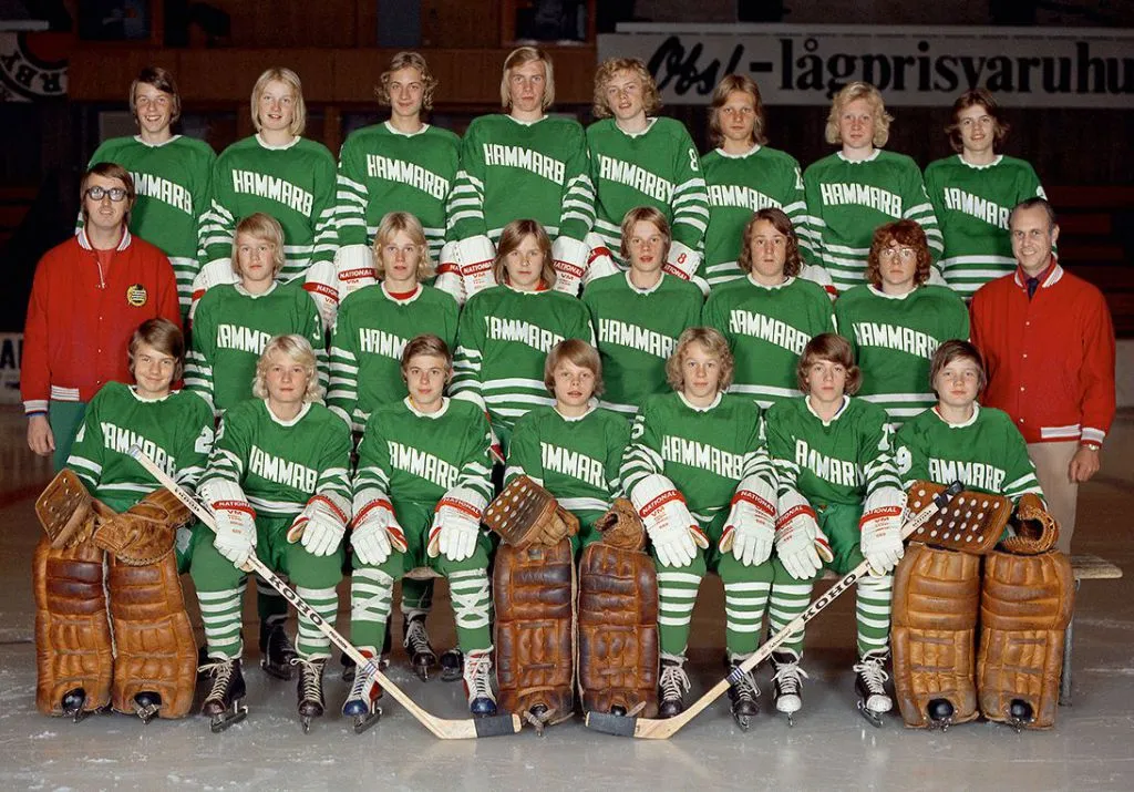 Hammarby-laget 1972 med Curre Lindström.