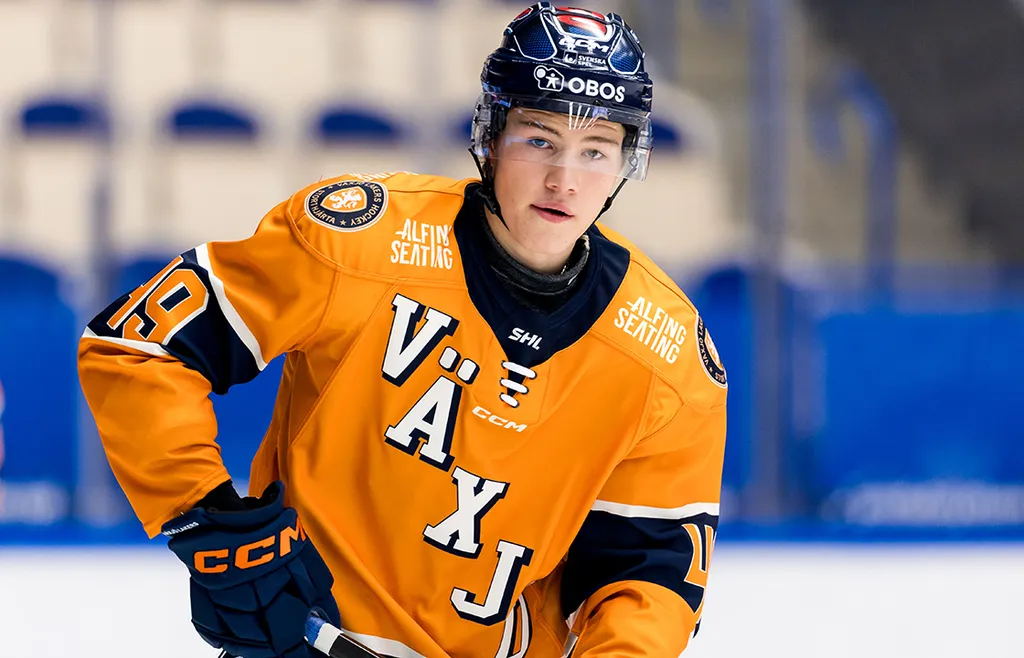 Leo Sahlin Wallenius har fått ett bra förtroende i SHL sedan återkomsten till Växjö