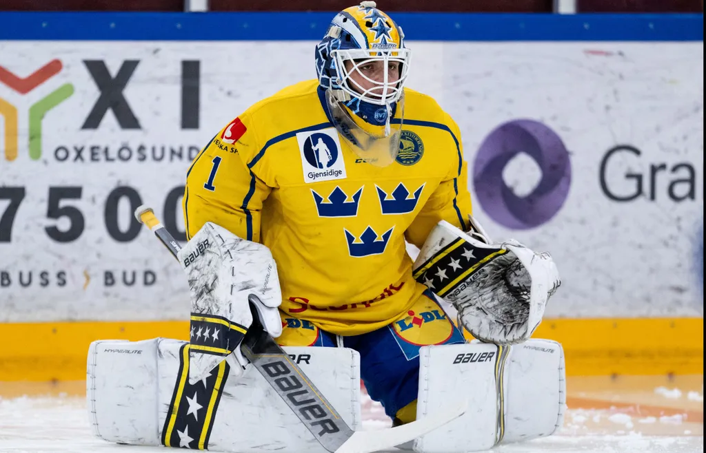 Noah Erliden, här inför en match med Juniorkronorna sommaren 2023.