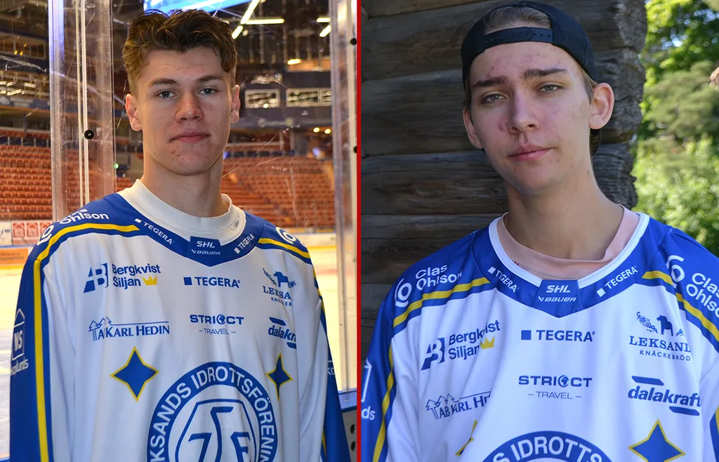 Dennis Altörn och Marcus Gidlöf var två juniorer som gjorde avtryck i Leksand under säsongen