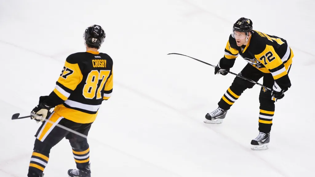 Sidney Crosby och Patric Hörnqvist spelade tillsammans i Pittsburgh under sex säsonger. FOTO: Joel Marklund/Bildbyrån