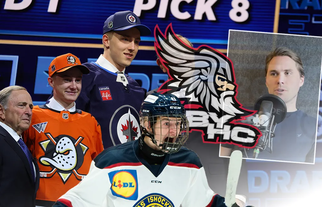 Viggo Björck, Marcus Nordmark och Theodor Knights valdes i NHL-draften 2026. Foto: Bildbyrån (montage).