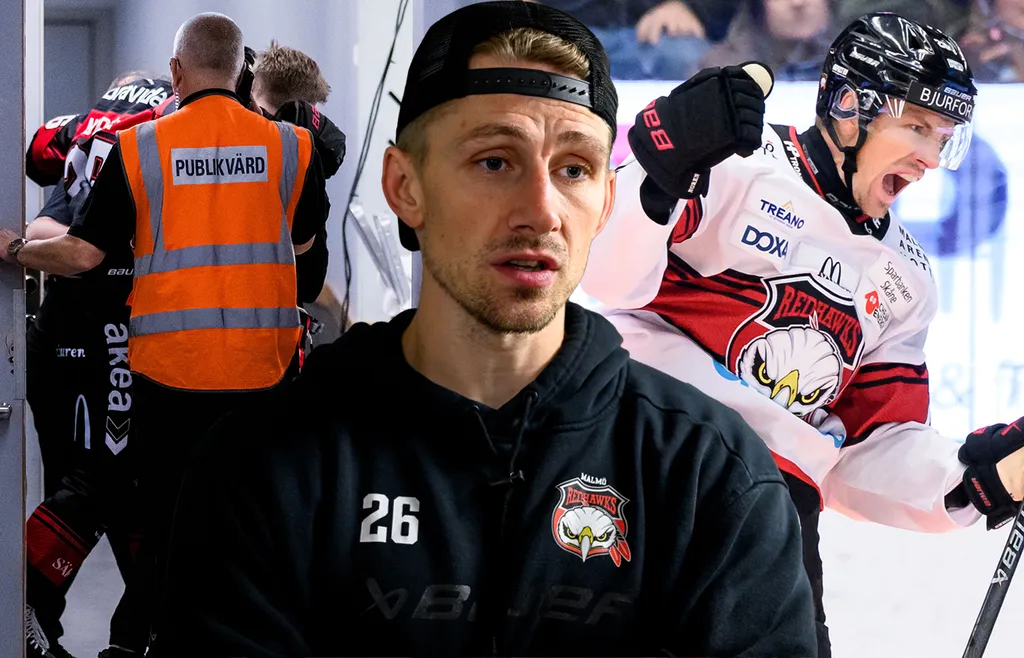 Patrik Norén är tillbaka i SHL som målskytt – 350 dagar efter sin senaste match för Malmö Redhawks.