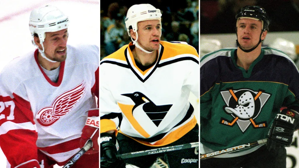 Det blev spel i flera NHL-klubbar för Fredrik Olausson. 