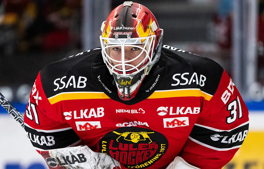 Luleå-hjälten Matteus Ward lockar till sig ögon från NHL.FOTO: Simon Eliasson/Bildbyrån