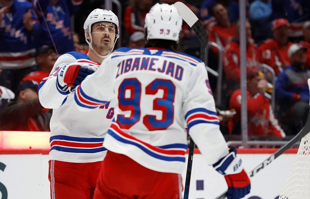 Chris Kreider och Mika Zibanejad