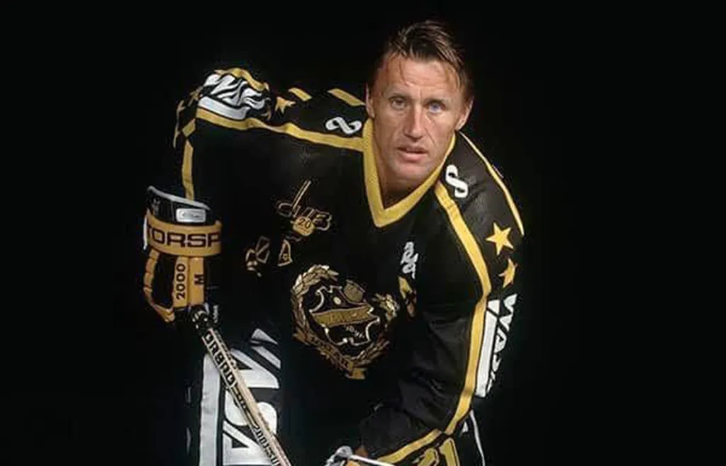 Börje Salming avslutade sin hockeykarriär i AIK. FOTO: Stig Kenne