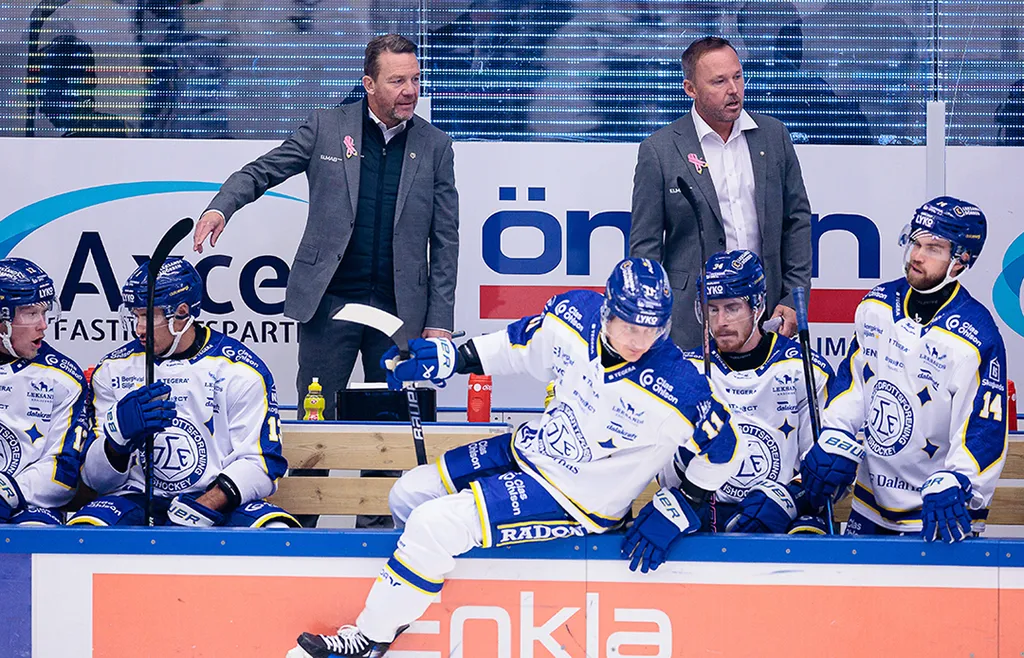 "Challe" (Berglund) och "Challe" (Karlberg) fick se sitt Leksand missa slutspel
