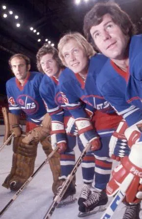 Curt Larsson, Ulf Nilsson, Anders Hedberg och Lars Erik Sjöberg.