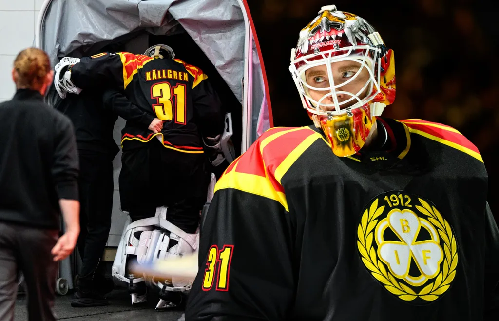 Erik Källgren tvingades lämna gårdagens match med kramp. 