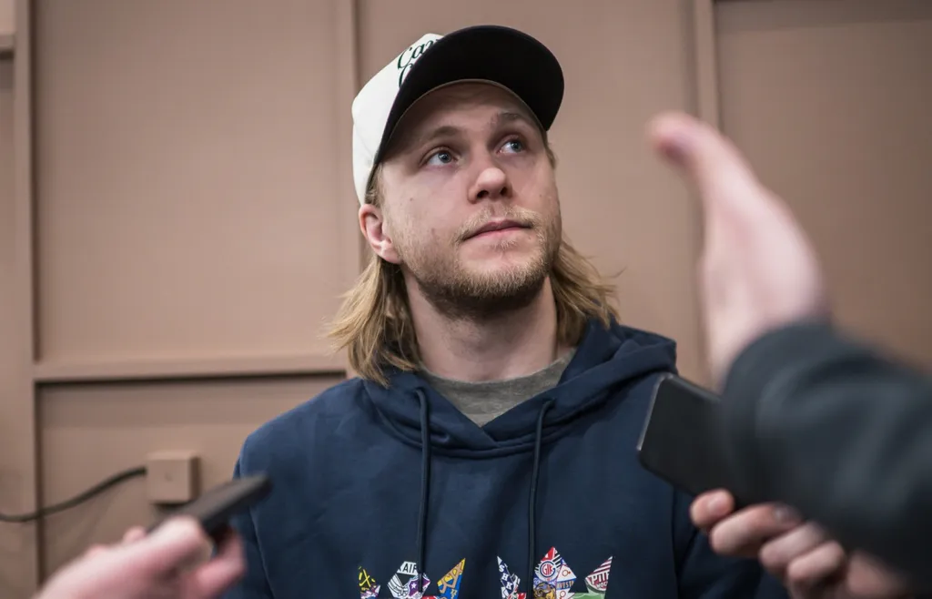 William Karlsson har anlänt till hockey-VM