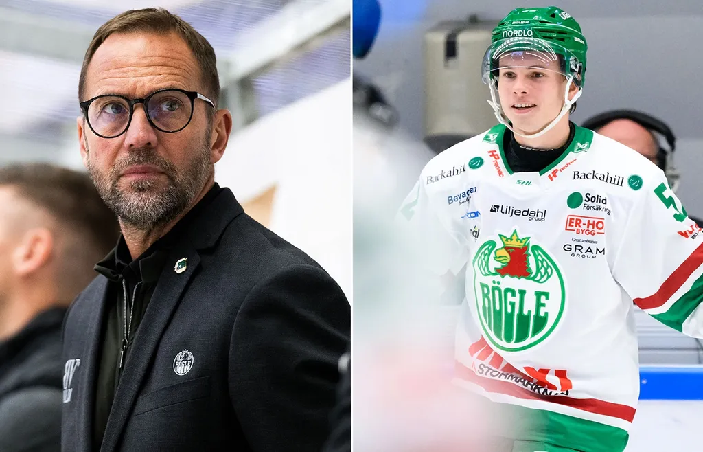Roger Hansson imponeras av Felix Nilssons spel i Rögle