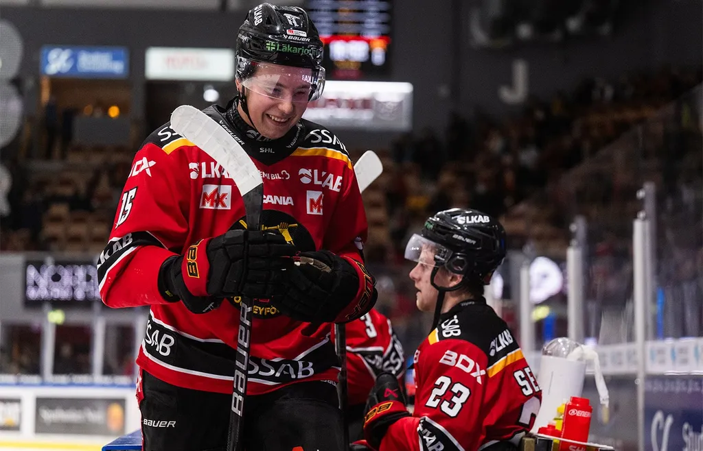David Granberg i SHL-mötet med Örebro 10 oktober