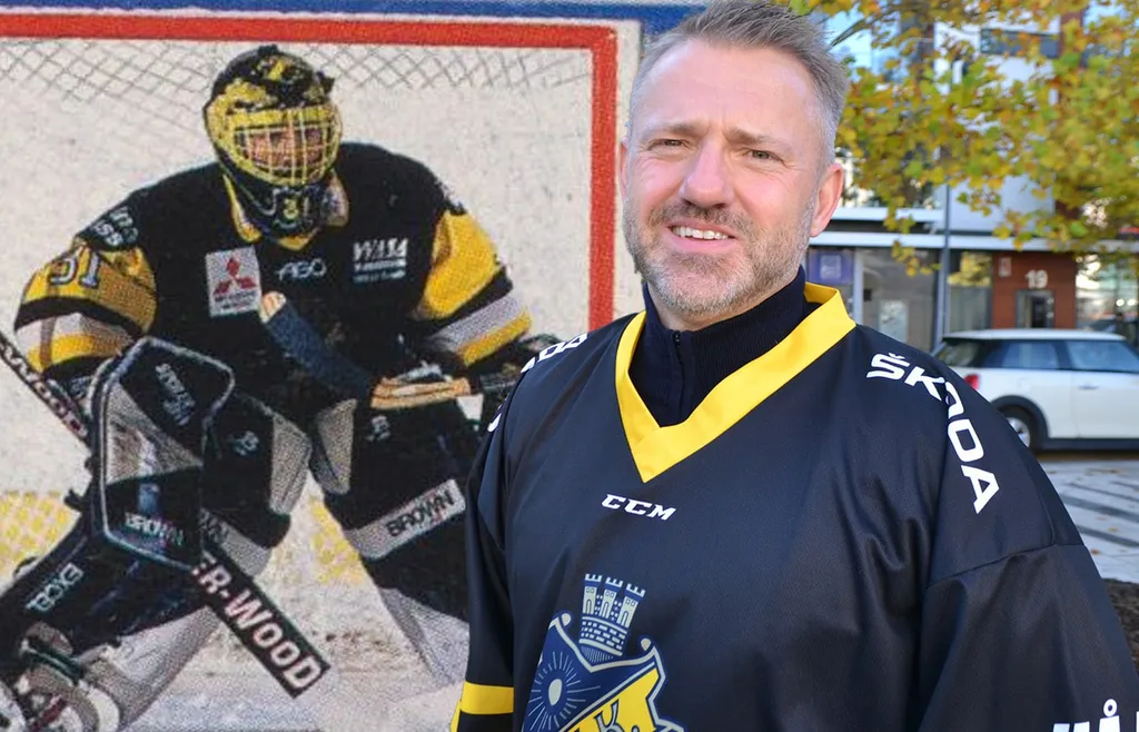 Joakim Persson i AIK-tröjan.