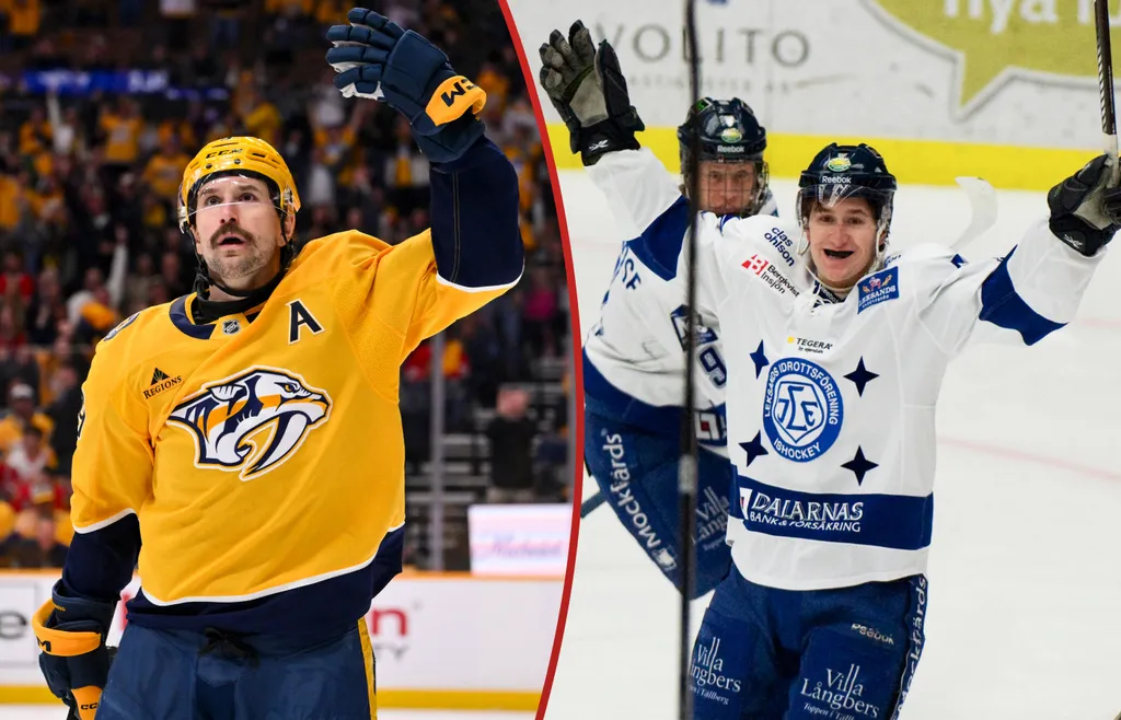 Filip Forsberg är en annan målstark talang från Leksand som gick högt i NHL-draften. 