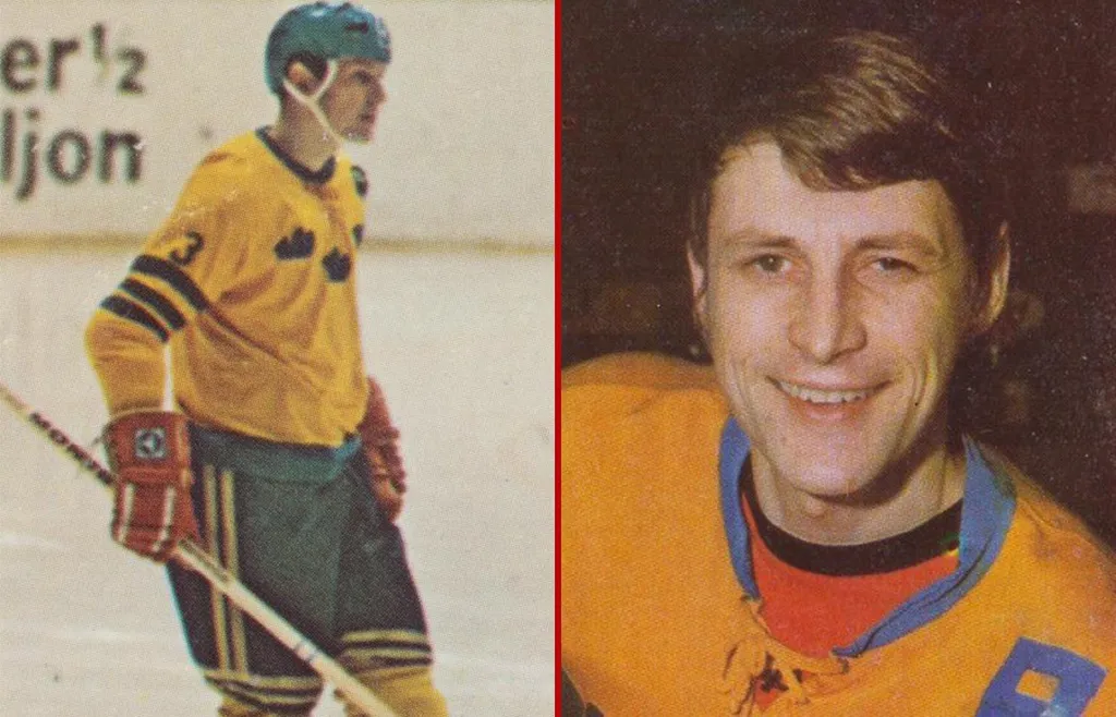 Arne Carlsson var en ledande spelare för Tre Kronor under flera år