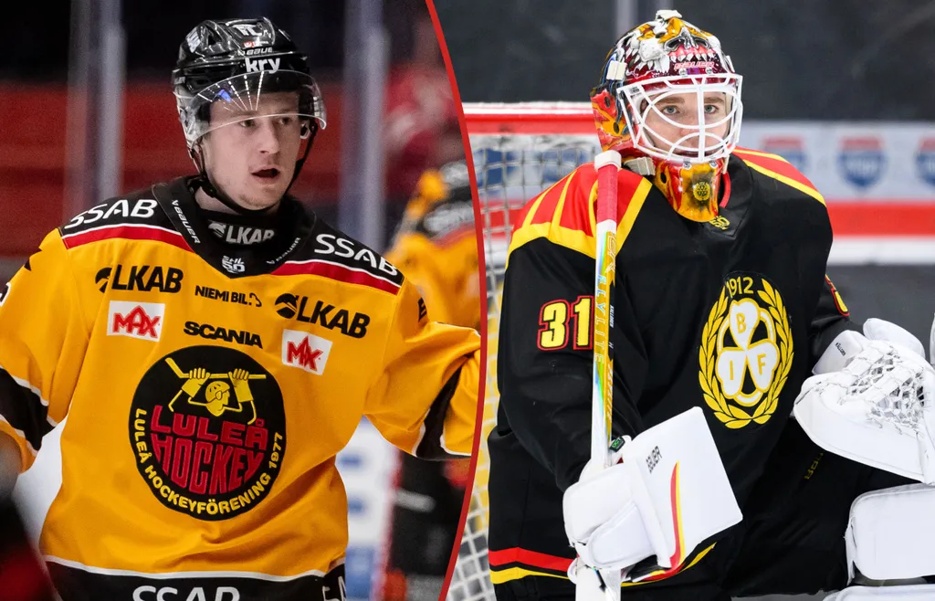 Pontus Andreasson sköt segermålet i SHL-genrepet mot Brynäs.