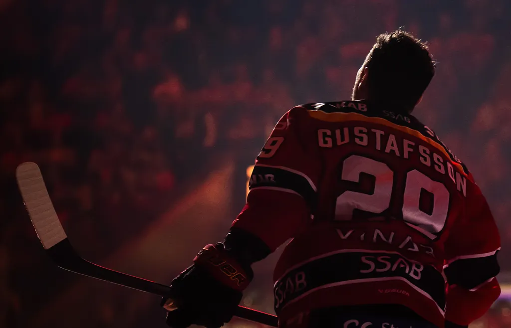 Erik Gustafsson öppnar upp om framtiden i Luleå. Foto: Bildbyrån/Simon Eliasson.