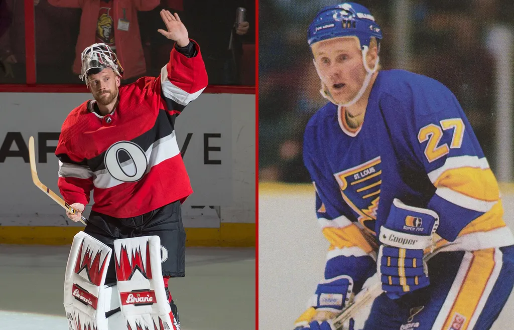 Anders Nilsson och Robert Nordmark är Luleås NHL-exporter. FOTO: Bildbyrån & Arkivbild