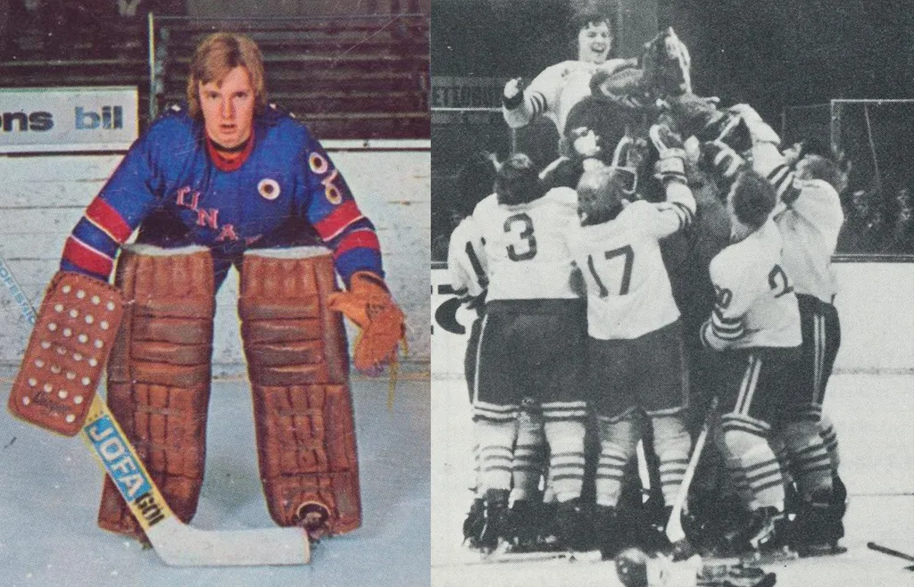 Göran Högosta (vänster) och Krister Sterner under JEM 1972.