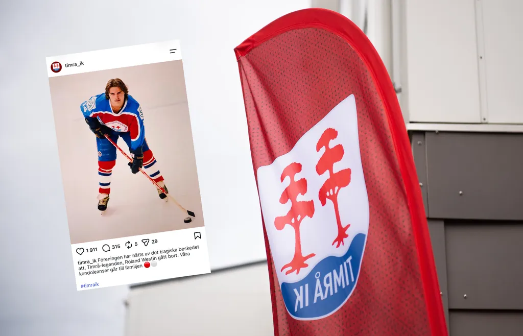 Timrå-legendaren Roland Westin har gått bort.
Foto: Bildbyrån/skärmklipp 