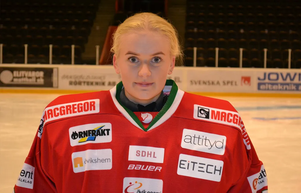 Emma Söderberg som junior i MoDo.