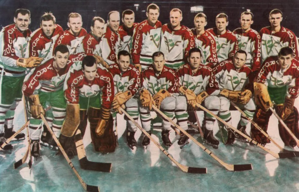Frölundas första guldlag i ishockey, 1965