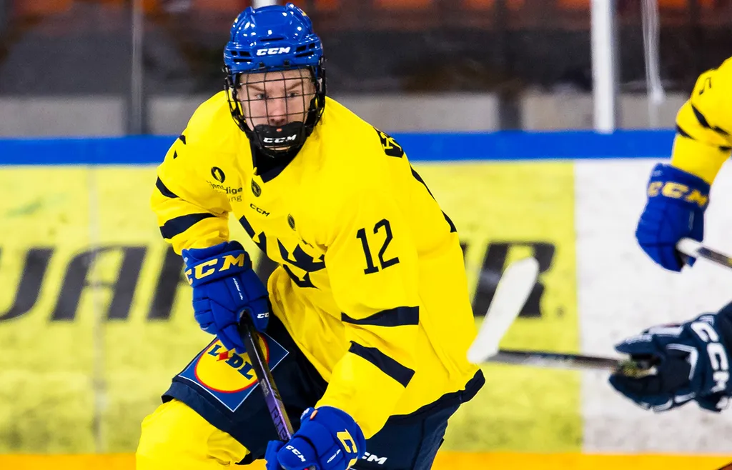 Marcus Nordmark i U17-landslaget i augusti 2024