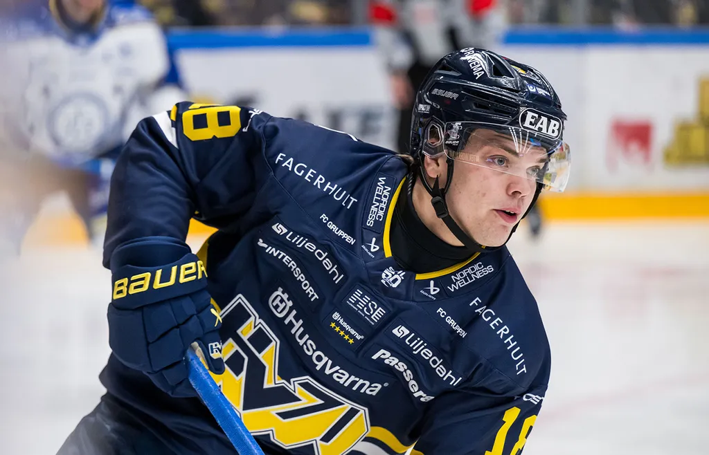 Oscar Davidsson fortsätter karriären i Vita Hästen.
Foto: Bildbyrån.