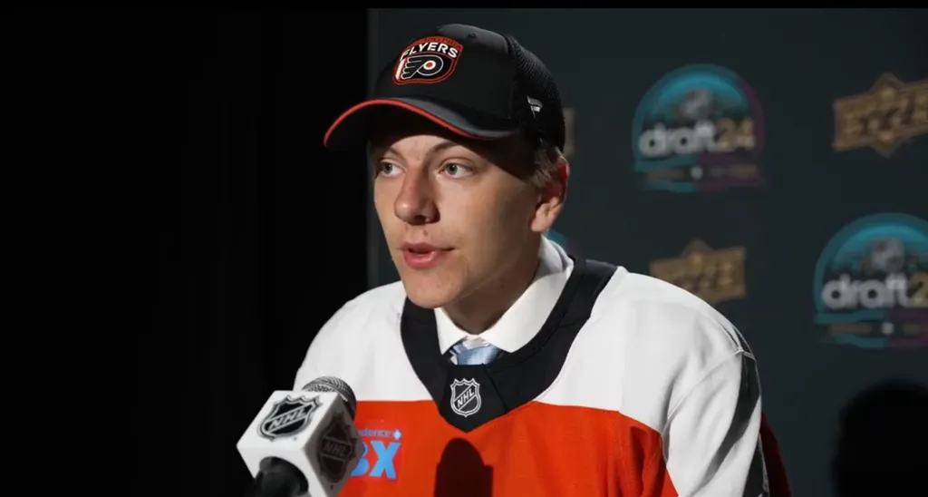 Jack Berglund tingades av Philadelphia