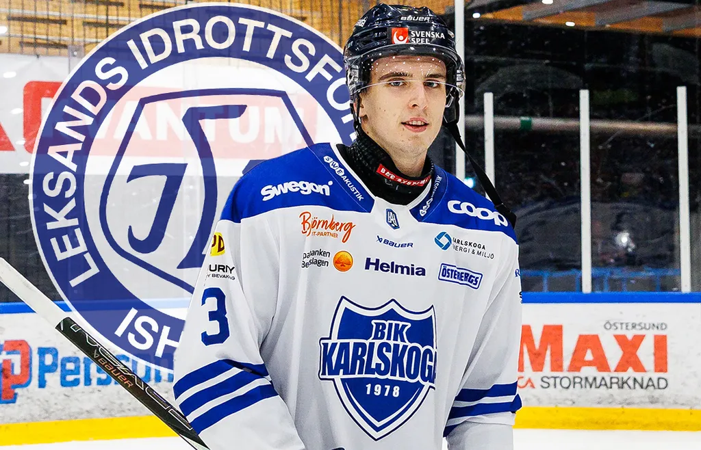 Stefan Milosevic har kapacitet att bli en nyckelback för Leksand. FOTO: Johan Axelsson/Bildbyrån