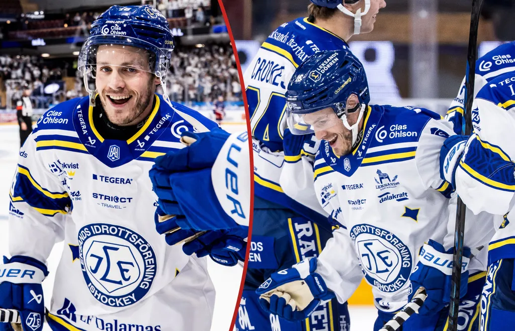 Tyler Kelleher sköt ett hattrick i Leksands kross på Gotland. 