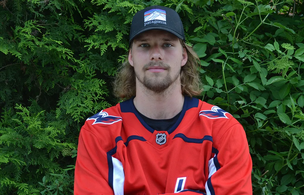 Axel Jonsson-Fjällby i Washington-tröja