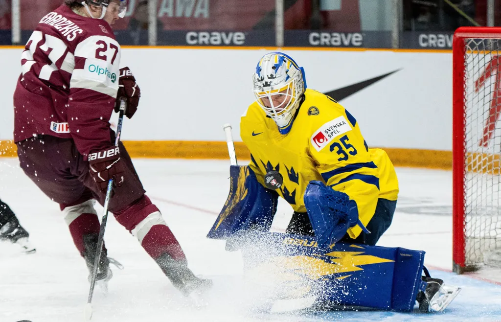 Melker Thelin har stått fyra av Sveriges fem matcher i JVM så här långt