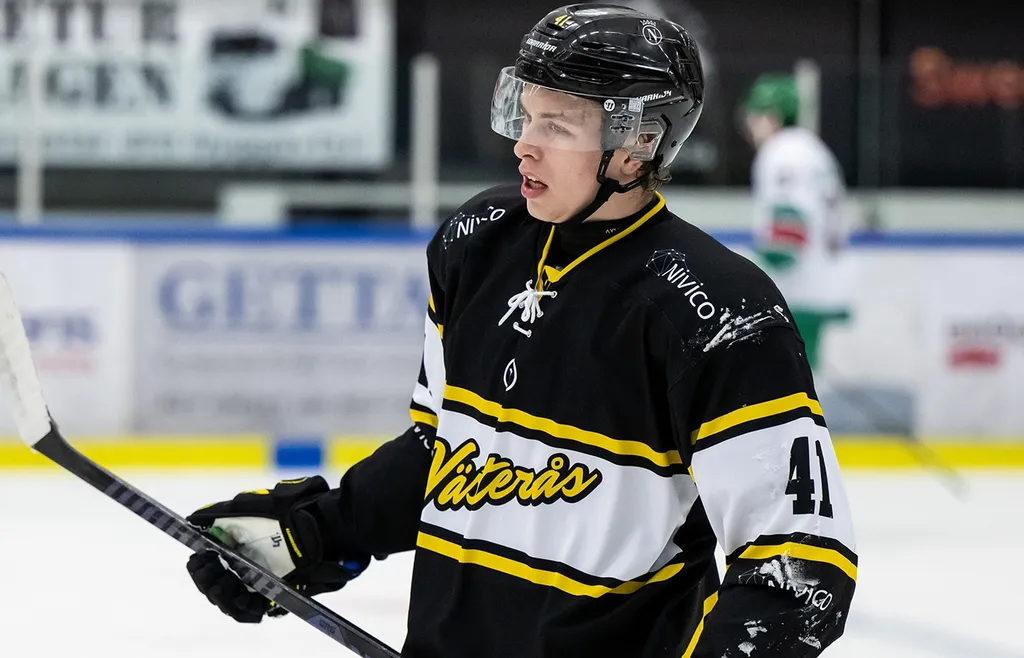 Simon Zether är en av många unga spelare i det nya Västerås
