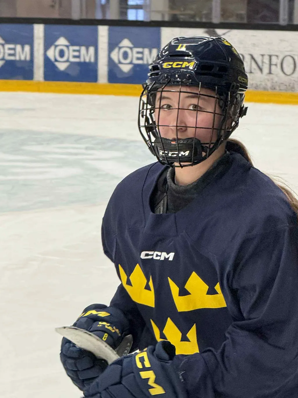 Miranda Lindström från Almtuna representerar MoDo till vardags