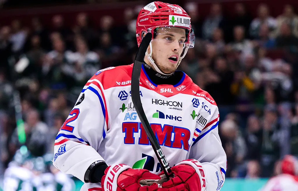 Under säsongen i Timrå blev det fem mål och nio poäng från Lunmarks klubba