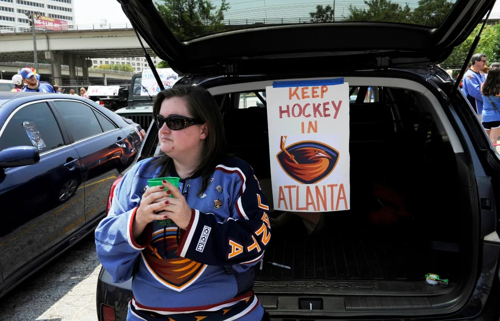 Thrashers lämnade Atlanta 2011 och flyttade till Winnipeg