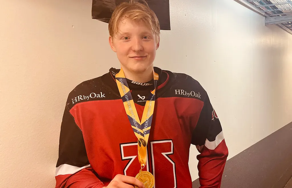 Hugo Orrsten med JSM-medaljen 2024