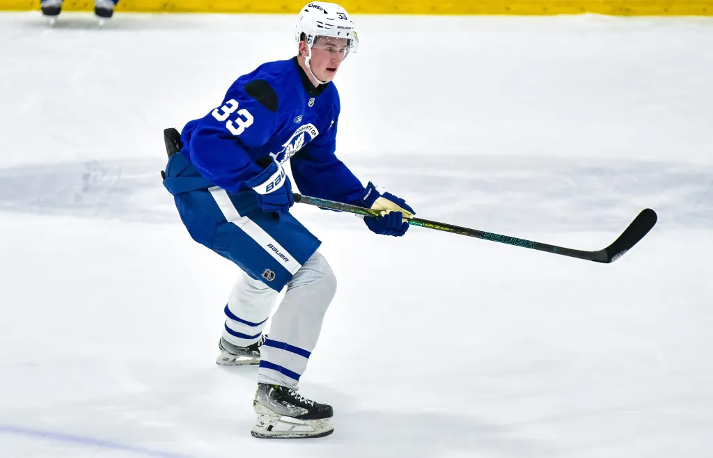 Tinus Luc Koblar imponerade på Toronto Maple Leafs