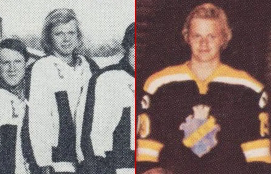 Roger Melin som ung spelare i början av hans karriär