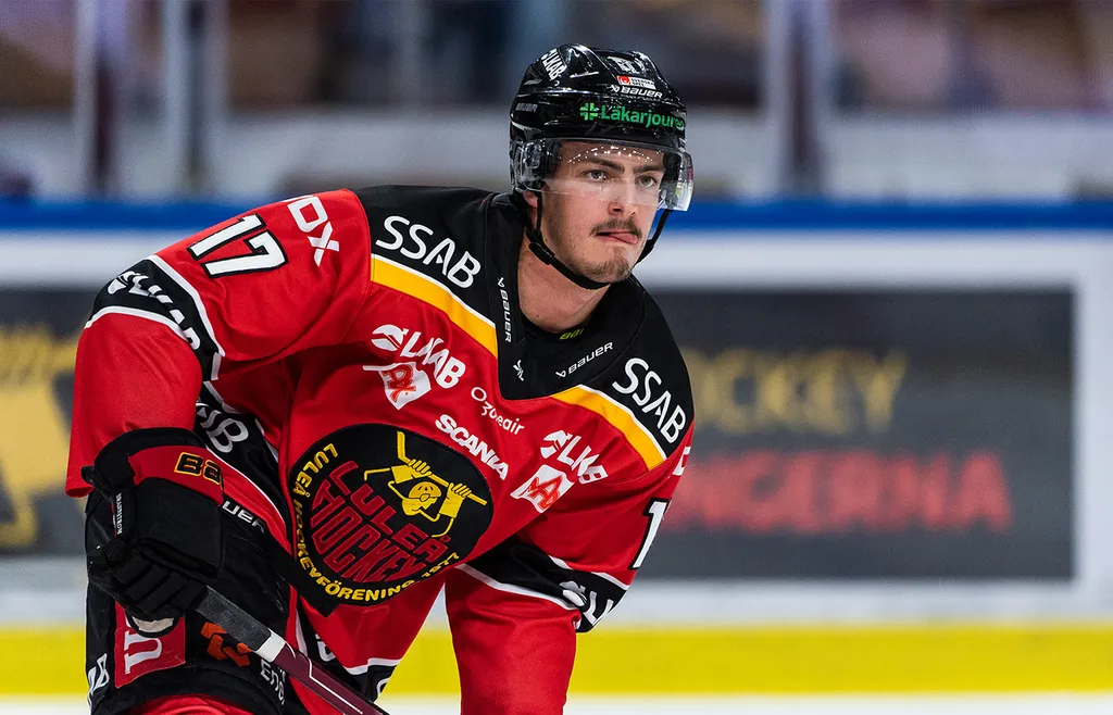 Isac Brännström i Luleåtröjan