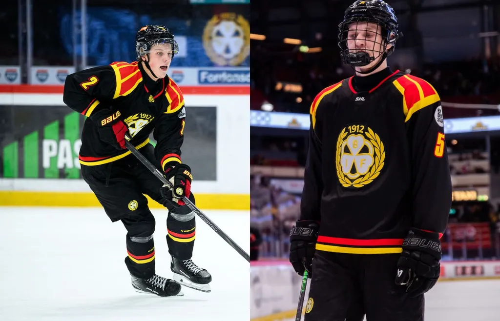 Victor Hedin Raftheim och Aron Dahlqvist skriver juniorkontrakt med Brynäs