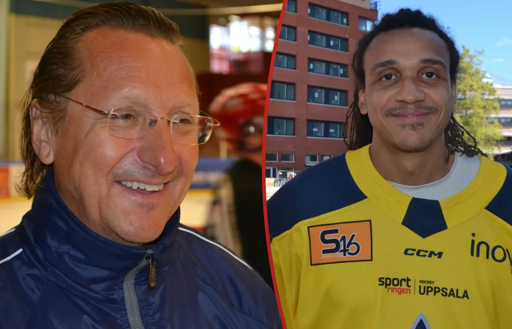 Micce Andreasson och Mark Owuya.