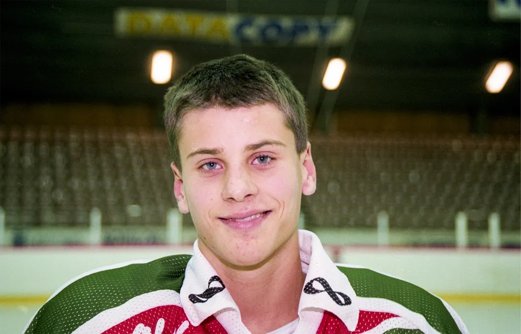 En ung Andreas Salomonsson.
Foto: Bildbyrån.