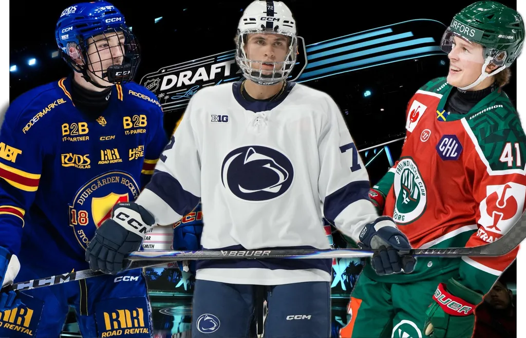 Det har blivit dags för NHL-draften 2026 – där Viggo Björck, Gavin McKenna och Ivar Stenberg är tre av förgrundsfigurerna. Foto: Bildbyrån/Imagn Images & Alamy